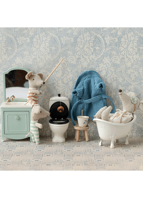 Brinquedo Mini Banheira Branca Para Casinha De Ratinho Maileg