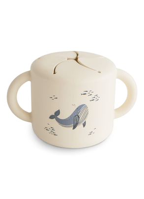 Porta Snack De Silicone Baleia Mushie