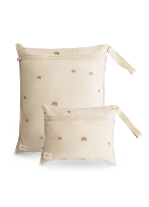 Bolsa Impermeavel Para Roupas Molhadas Ou Secas Aveia Arco-Íris Mushie