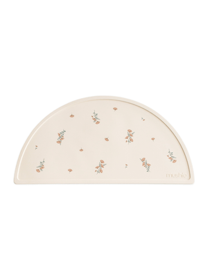 Jogo Americano De Silicone Flores Rosa Mushie