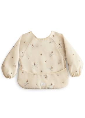 Babador Avental Com Mangas Longas Barcos Mushie