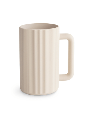 Caneca Para Enxague De Silicone Areia Mushie