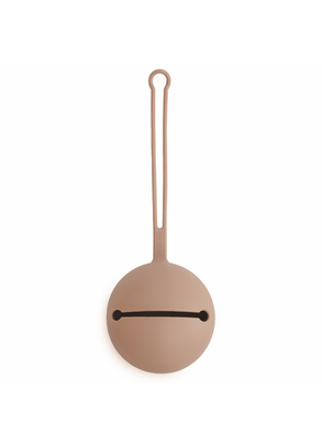 Porta Chupeta De Silicone Ball Nude Mushie