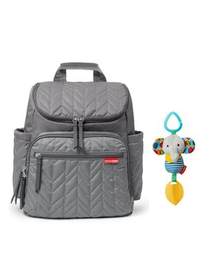 Mochila Maternidade Forma Cinza Skip Hop