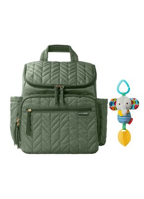 Mochila Maternidade Forma Verde Sálvia Skip Hop